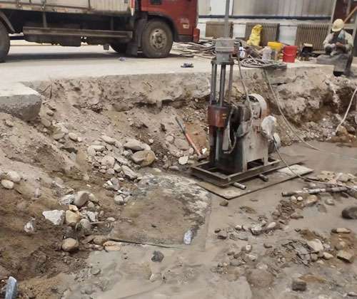 光坡镇公路下沉压浆